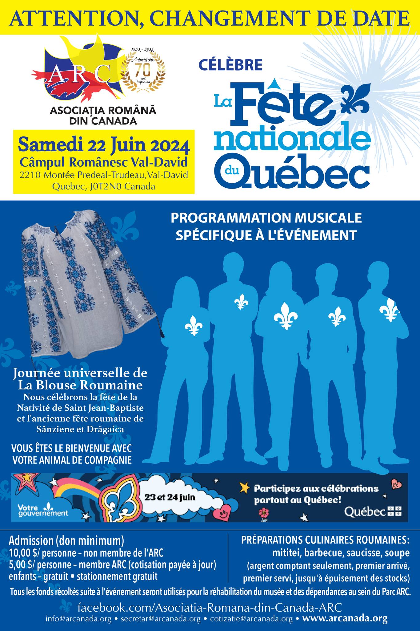 22 juin 2024 fete nationale du quebec